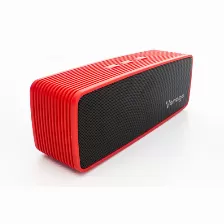 Bocinas Bluetooth Vorago Bsp-100 Rojo 1.0 Canales, Potencia 5w, Alcance 10m, 3.5mm, Color Rojo